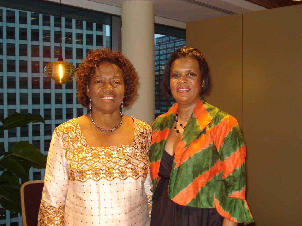 First Lady of Ghana and Lori Powell at a 2009 First Lady Luncheon