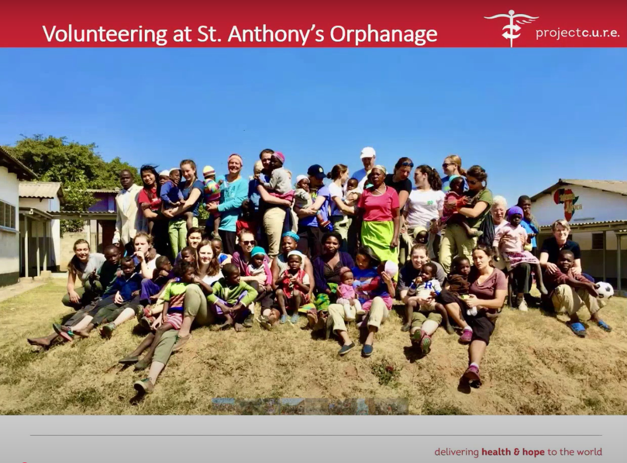Janelle Feltz volunteer impact on Healthcare in Zambia while at St. Anthony's Orphanage