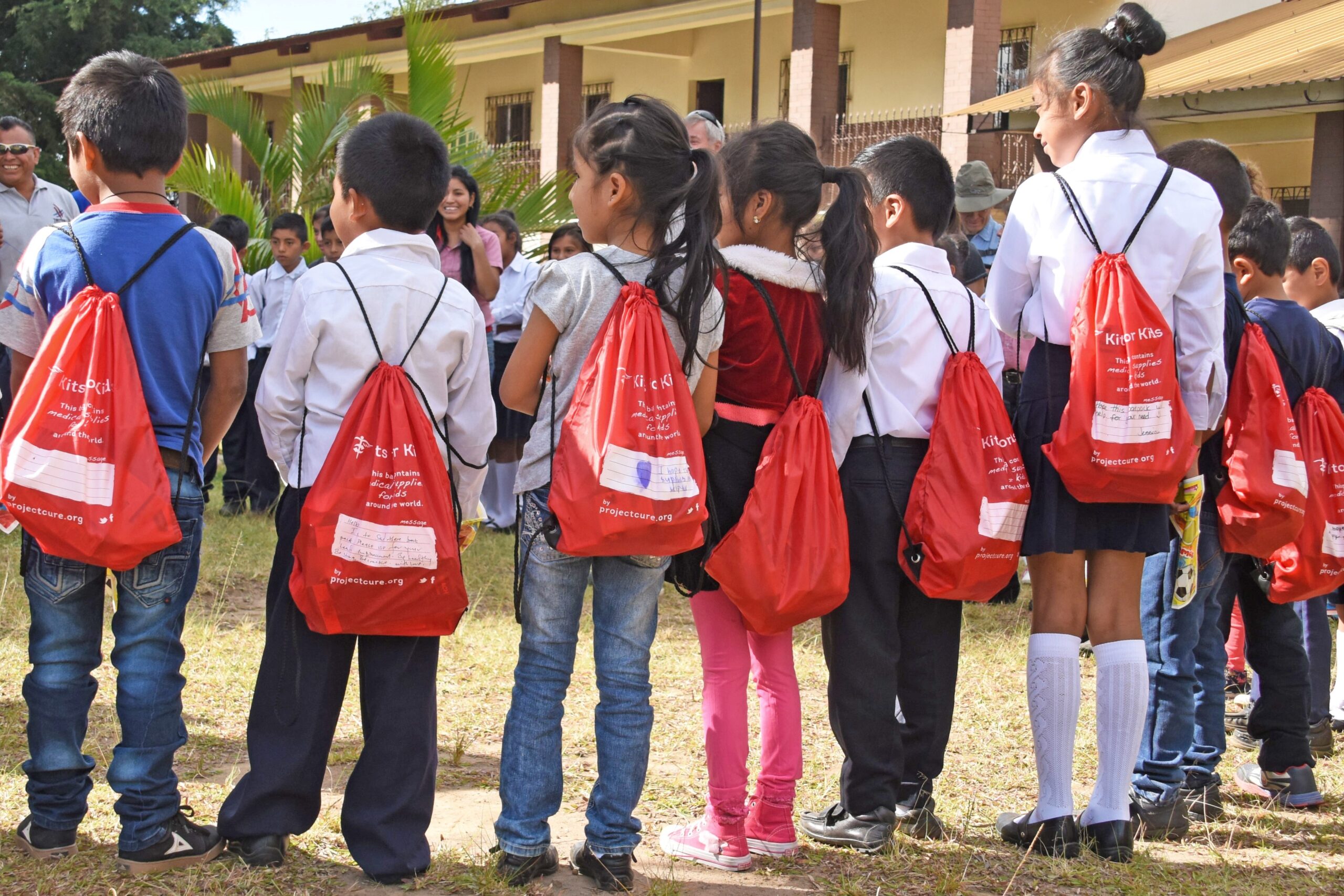 Kids in Mexico with Kits for Kids backpacks